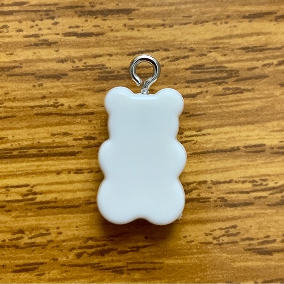 White Gummy Bear Charm Pendant - Picture 3 of 8